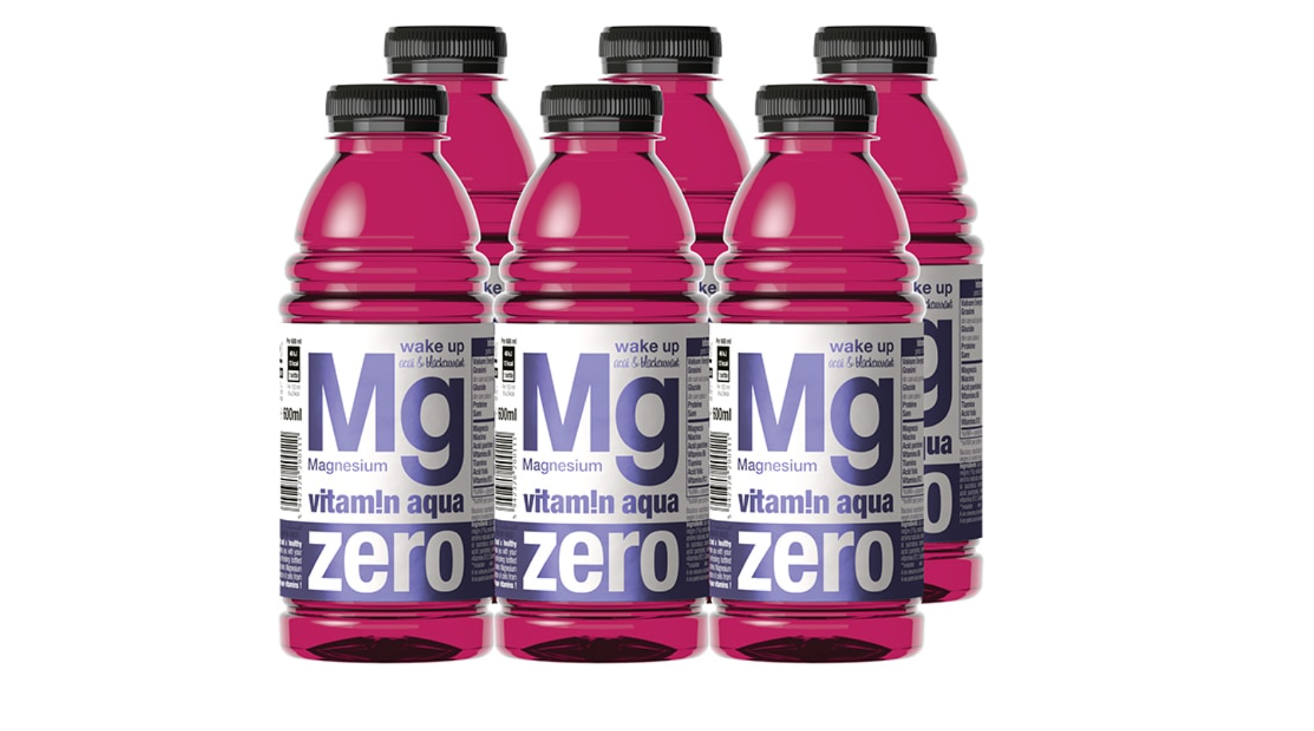 Apa cu vitamine MG ZERO VITAMIN AQUA Acai&Blackcurrant bax 0.6L x 6 sticle