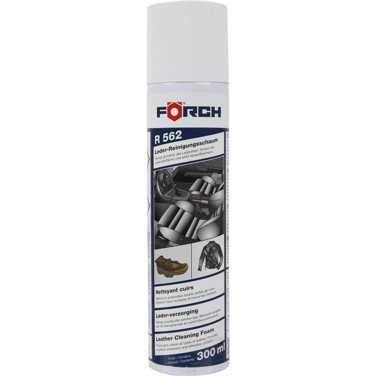 Spuma Activa Foerch R562, curatare si intretinere piele scaune auto, 300ml