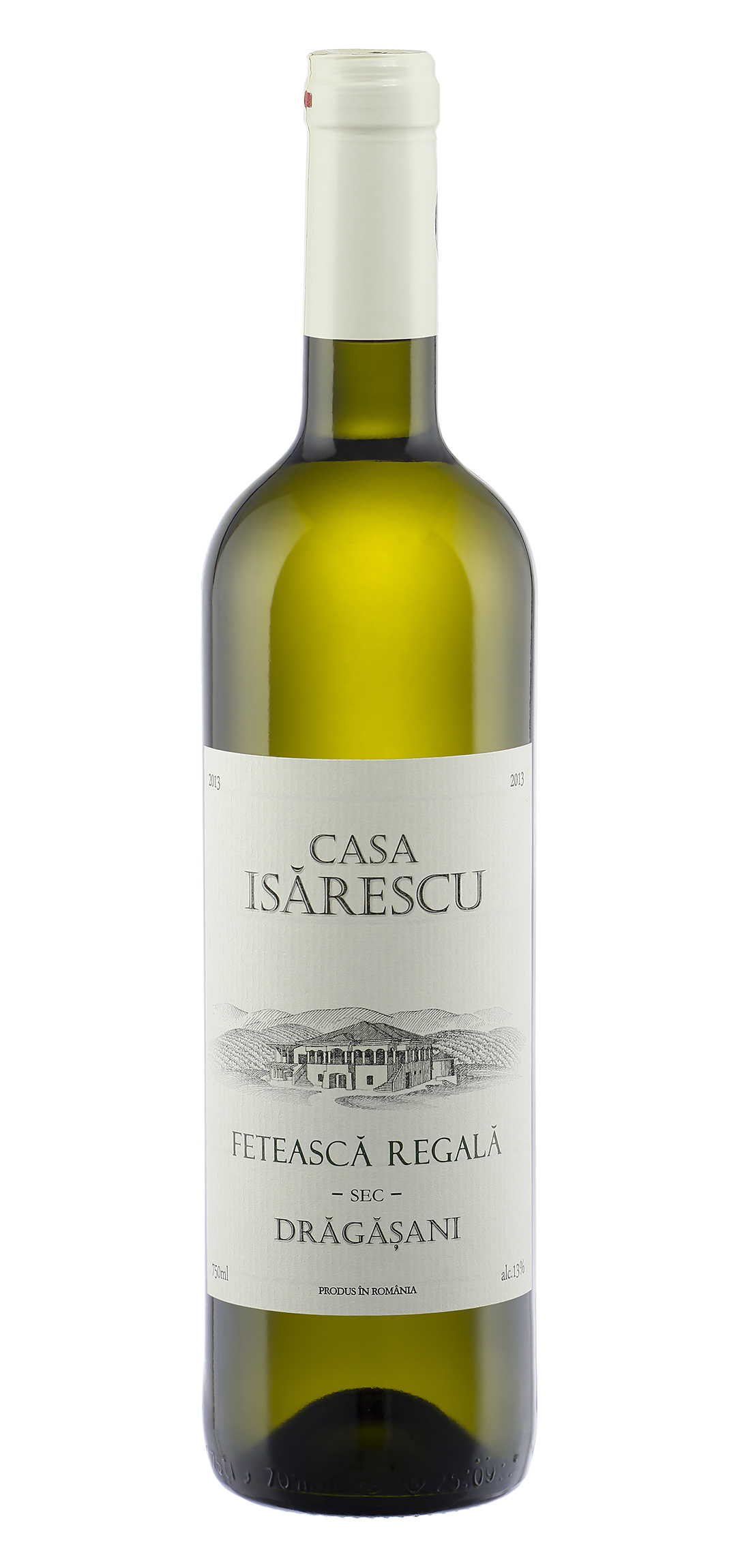 Vin alb Casa Isarescu Feteasca Regala sec 2016 13% - 750ml