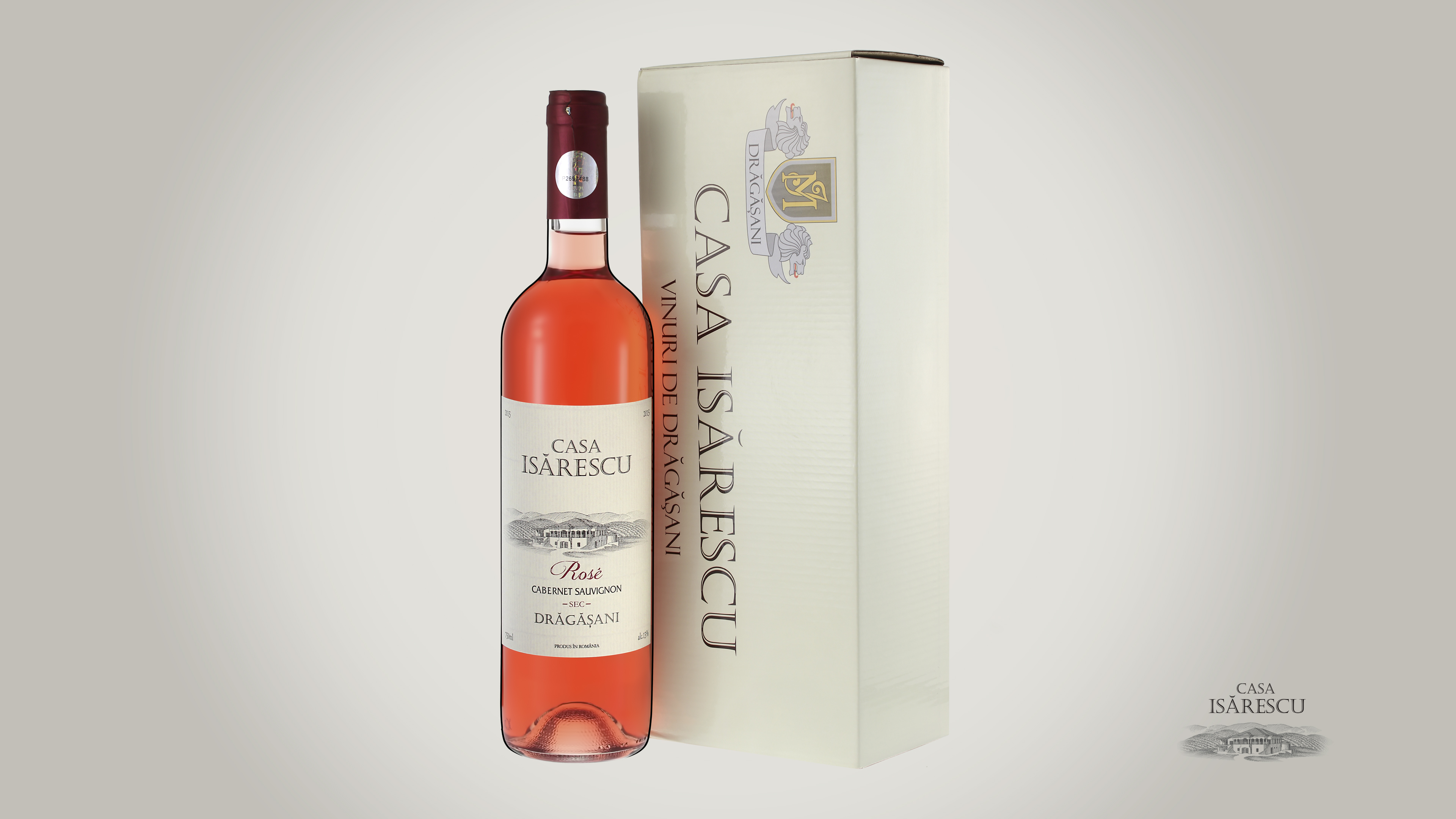 Vin rose Casa Isarescu Cabernet Sauvignon Rose sec 2016 13% -750ml