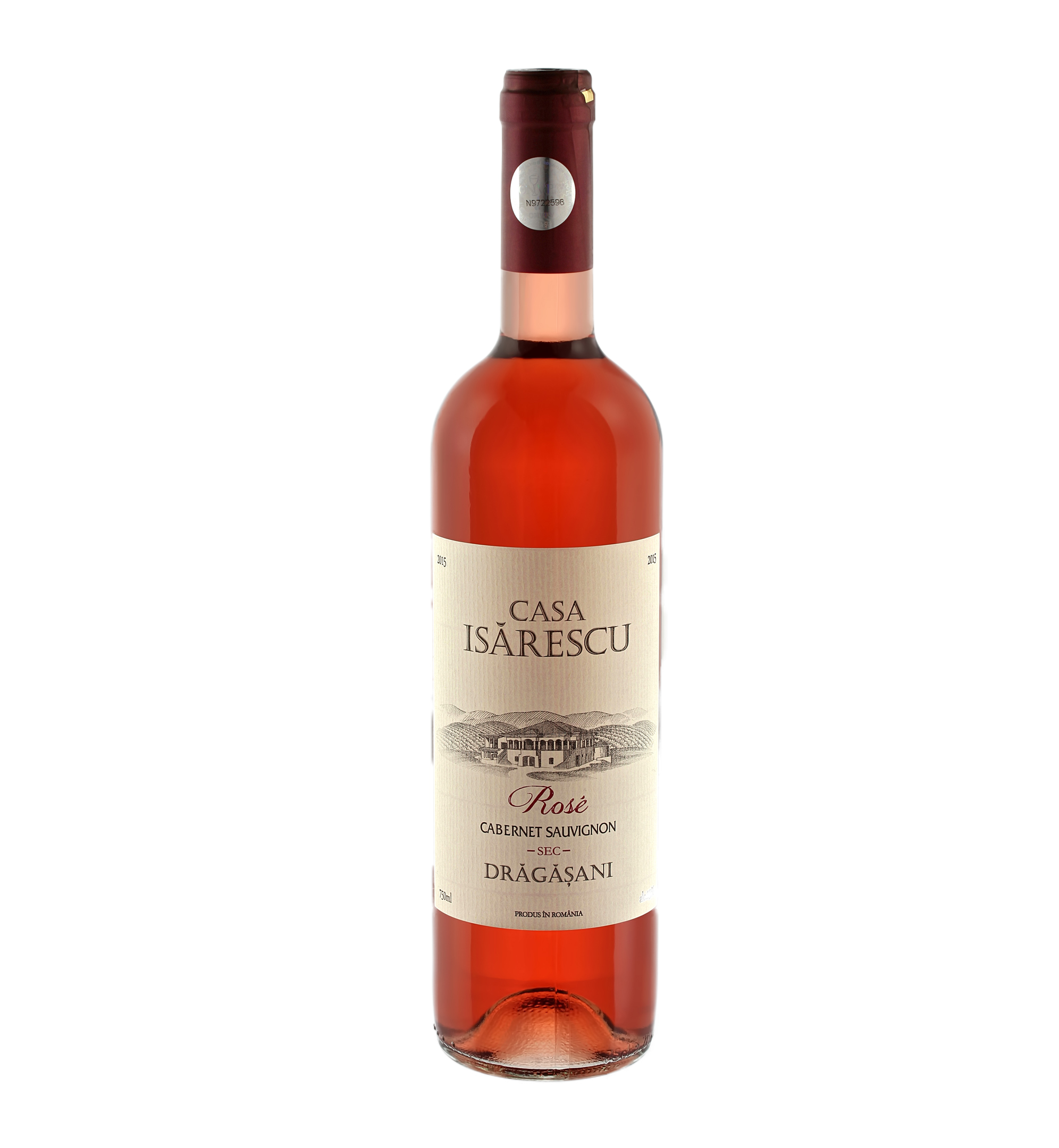 Vin rose Casa Isarescu Cabernet Sauvignon Rose sec 2016 13% -750ml