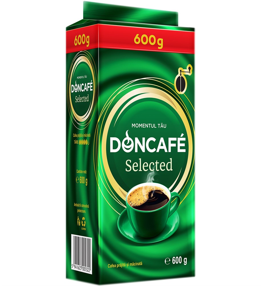 Cafea macinata Doncafe Selected, 600 gr