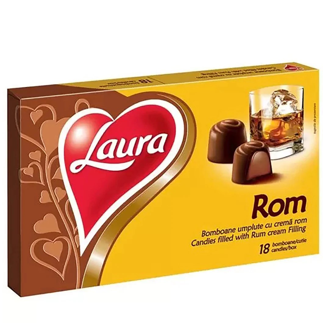 Praline de ciocolata cu rom Laura 138 gr