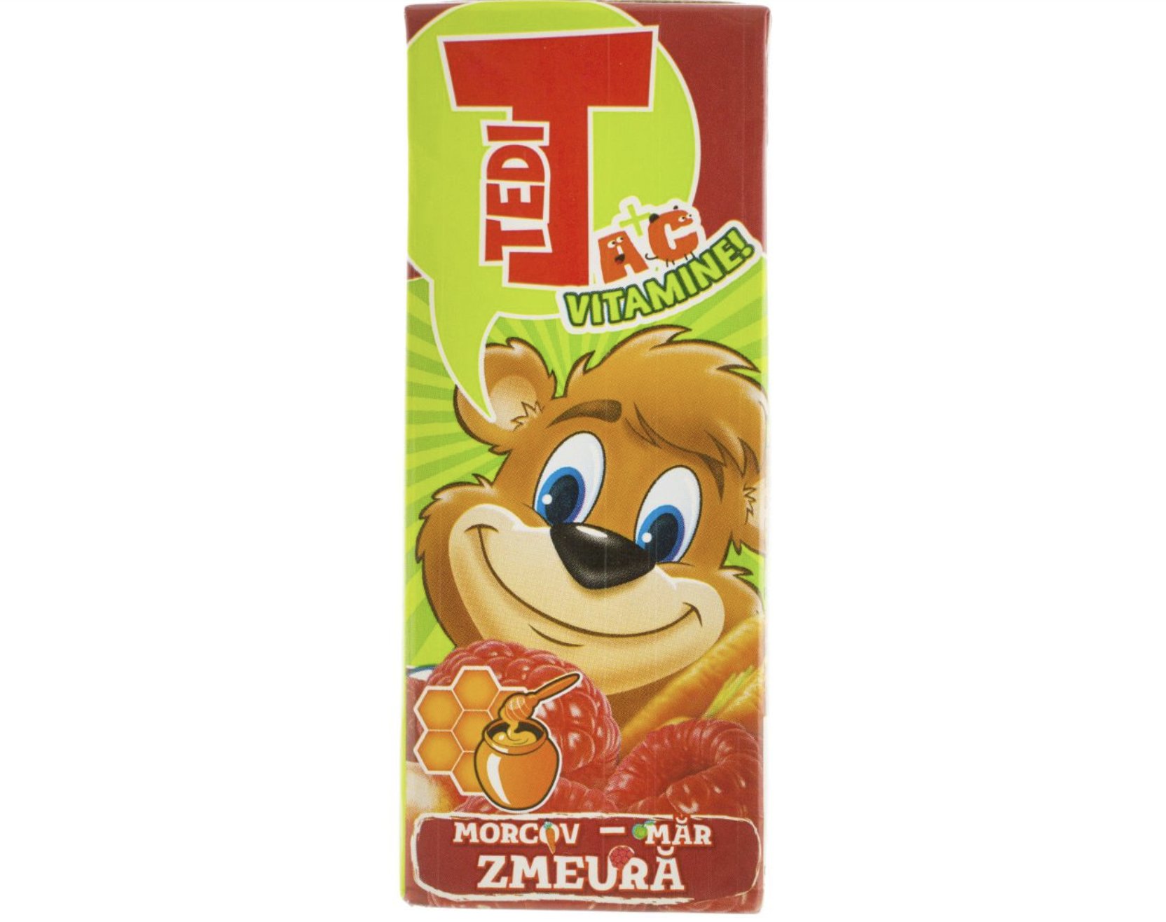 5 X Tedi, Suc cu morcovi, mar si zmeura 200ml