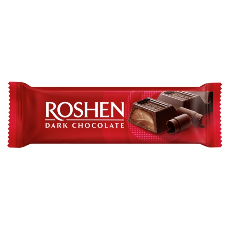 Baton de ciocolata Roshen Dark Chocolate, 30 buc x 33 grame