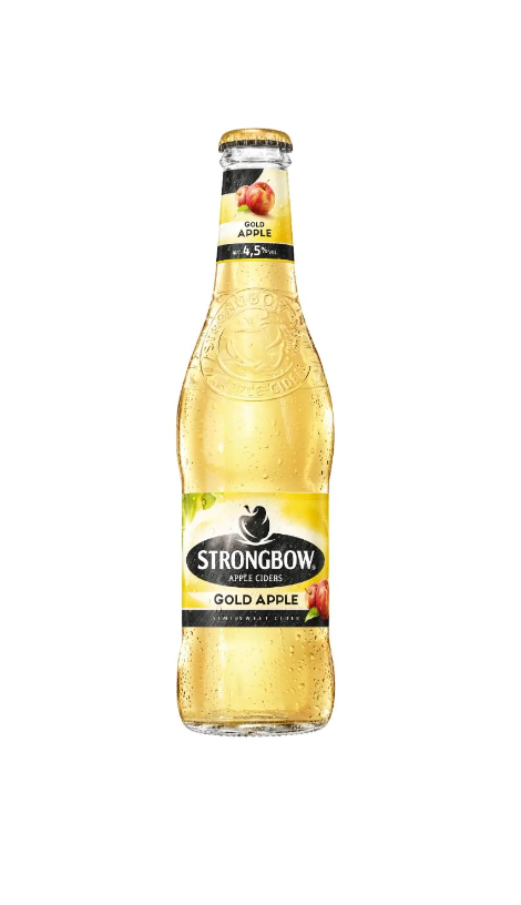 Cidru Strongbow Gold, Sticla Nereturnabila, 0.33l