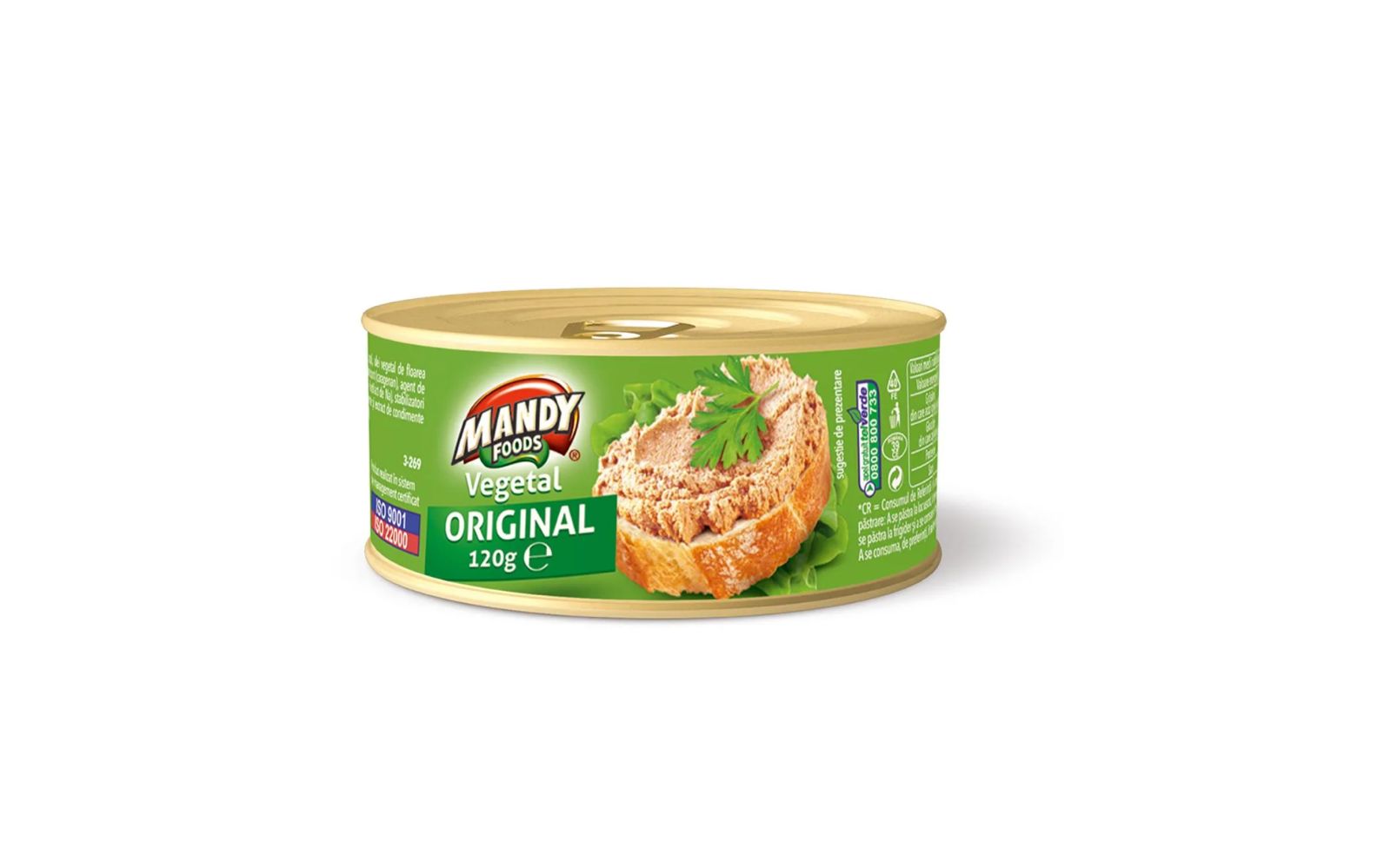 Pasta Vegetala Mandy, 120 g