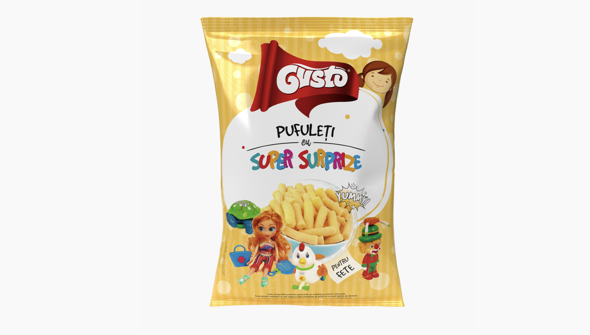 Pufuleti cu super surprize pentru fete 85g