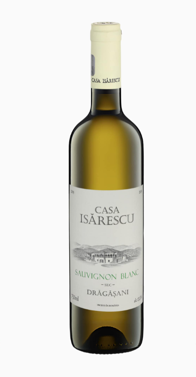 Vin Sauvignon Blanc sec Casa Isarescu 0.75 L