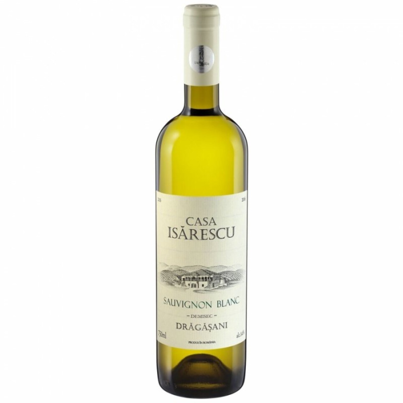 Vin Sauvignon Blanc demisec Casa Isarescu 0.75 L