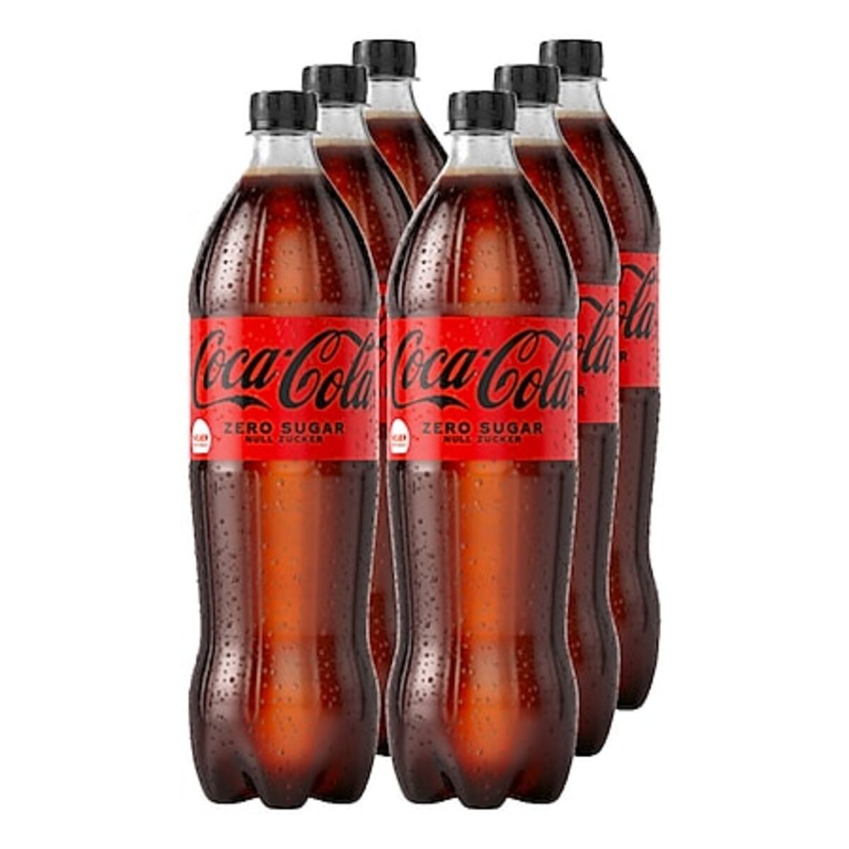 Bautura Carbogazoasa Coca-Cola, Zero Zahar, Pet, 6 x 1.25l