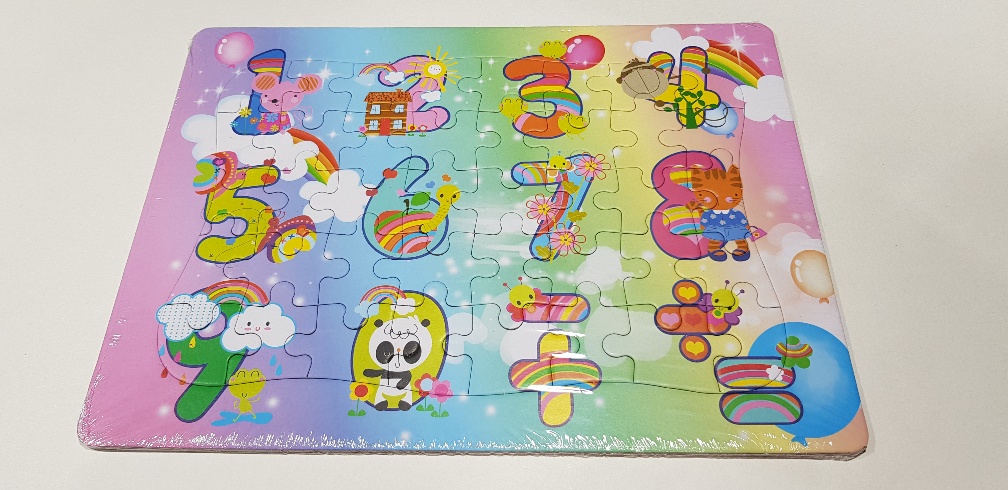 Puzzle cu 40 de piese, multicolor, cartonat, 20 x 28 cm