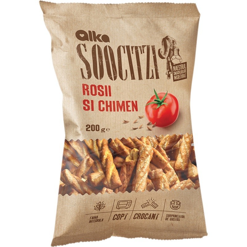 Soocitzi cu rosii si chimen, 200g, 2 bucati