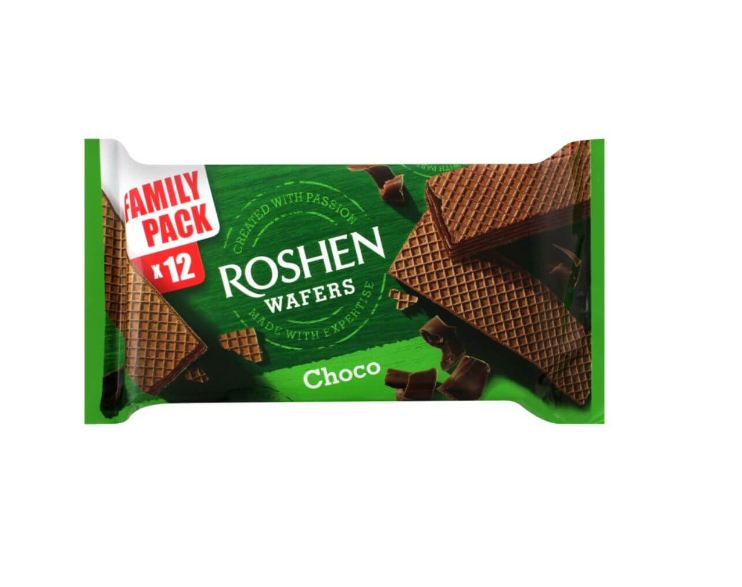 Napolitane Roshen, 216 g, Crema Cacao