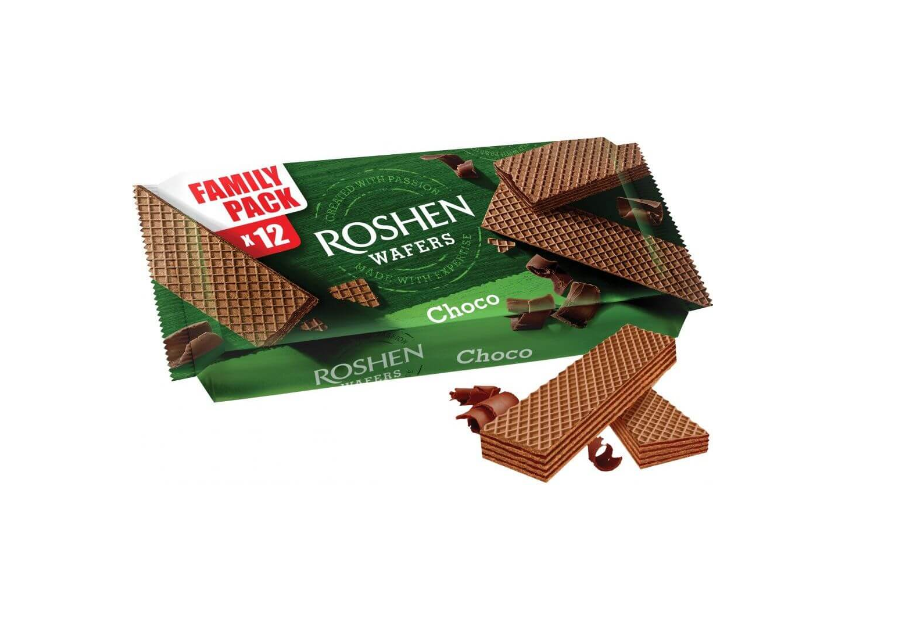 Napolitane Roshen, 216 g, Crema Cacao