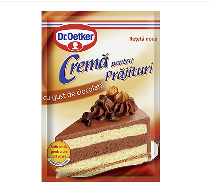 Mix Crema cu Gust de Ciocolata 3 x 55 g, Dr.Oetker