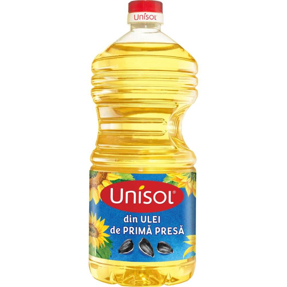 Ulei de Floarea-Soarelui Unisol, 2 L