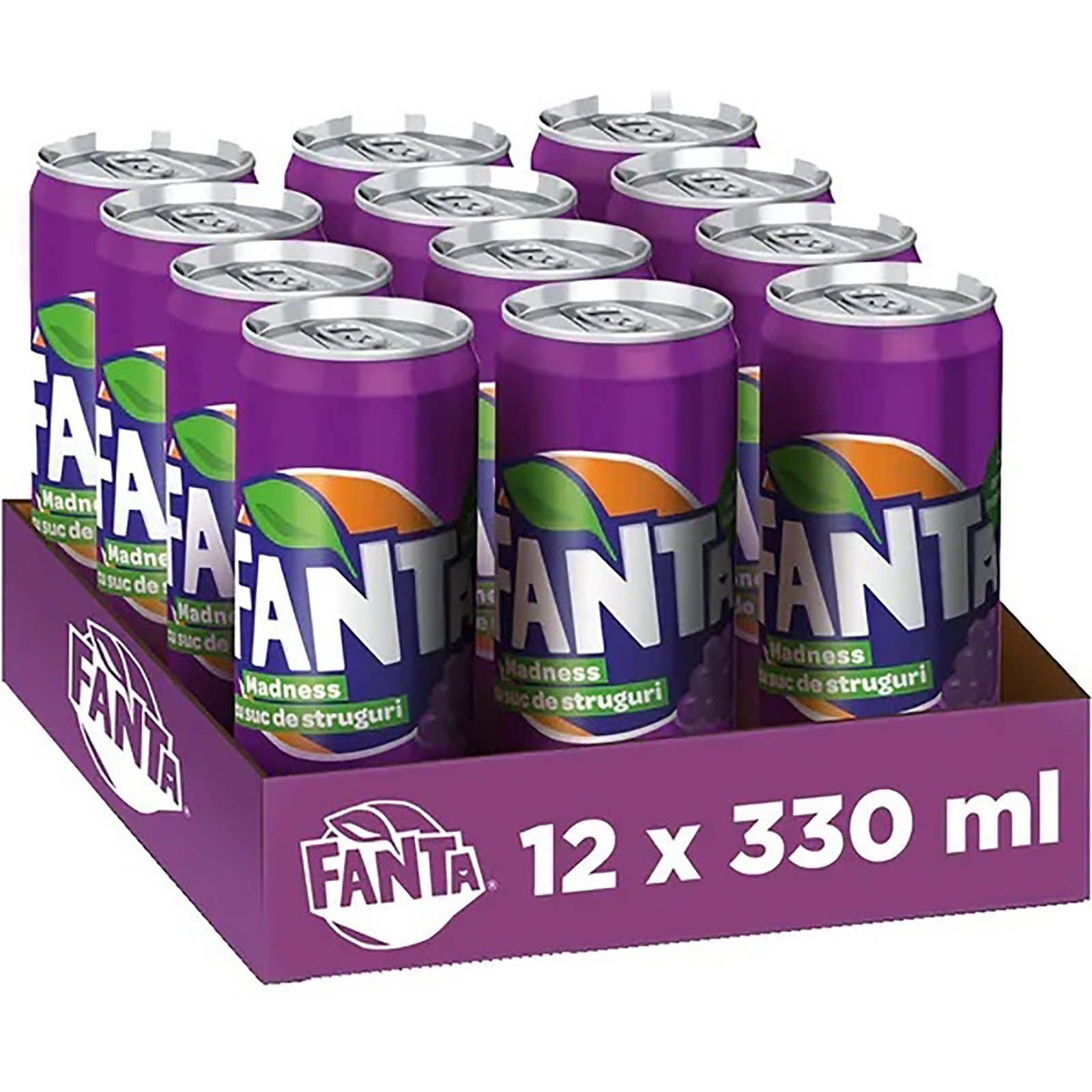 Bautura racoritoare carbogazoasa fanta madness doza 12*330ml