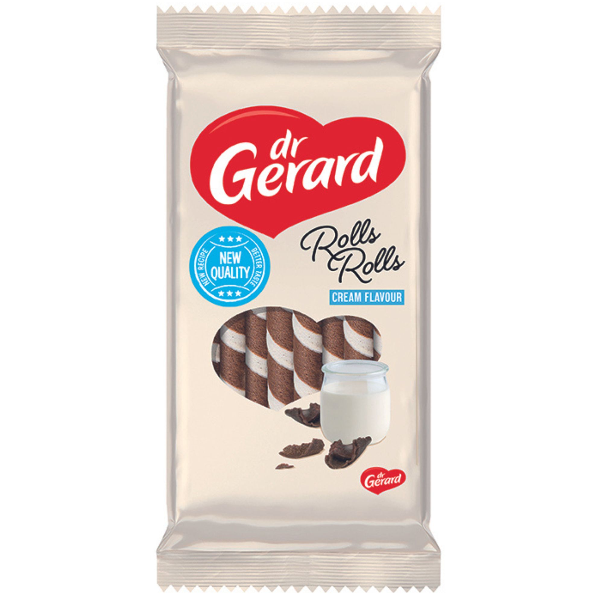 Dr. Gerard wafer rolls cream flavour, 144g