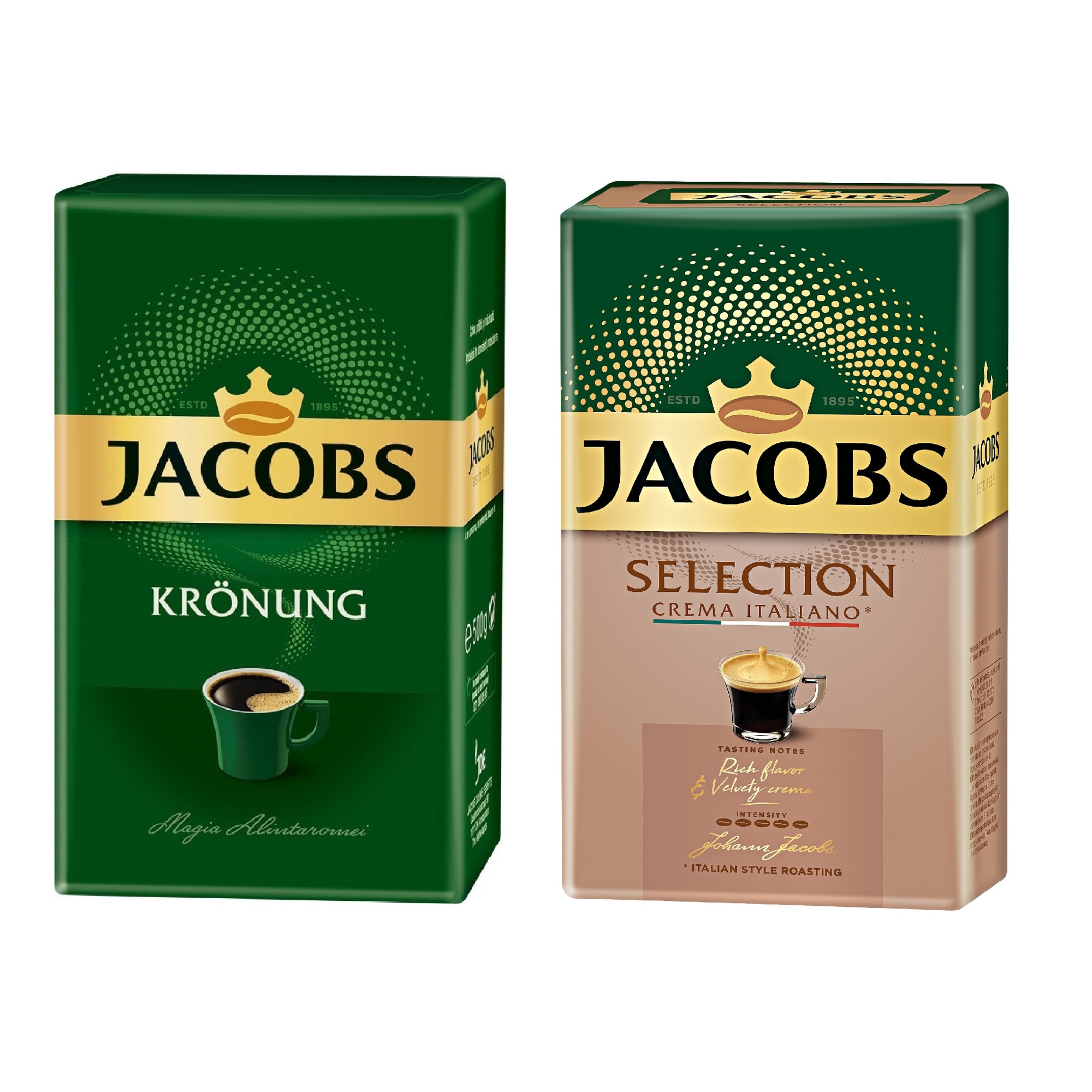 Cafea macinata, Jacobs Kronung Alintaroma, 500 g