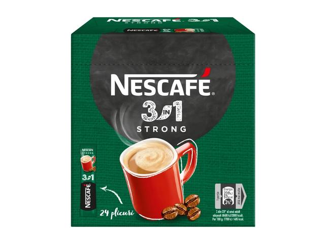 Cafea solubila Nescafe 3in1 Strong 24x14g