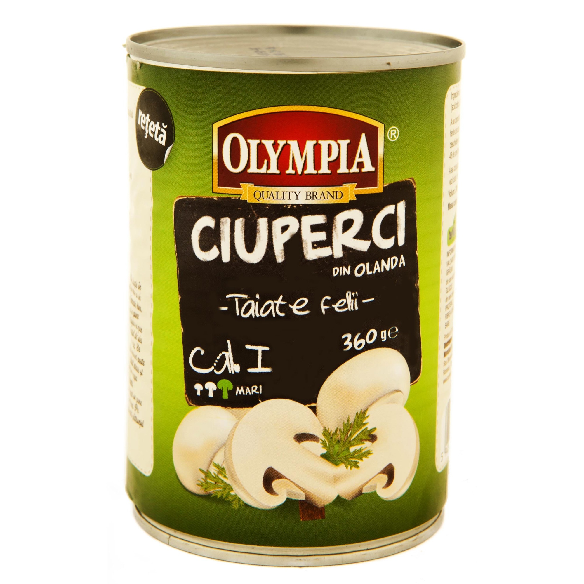 Ciuperci taiate felii Olympia, 210 g