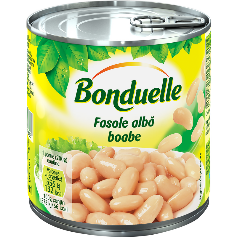 Fasole alba boabe Bonduelle, 400g