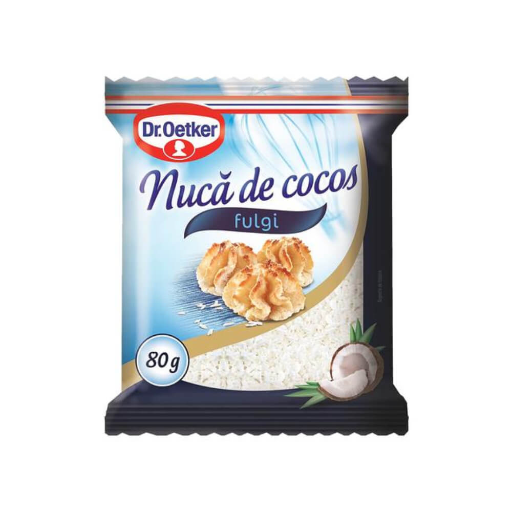 Fulgi de Nuca de Cocos DR. OETKER, 80 g