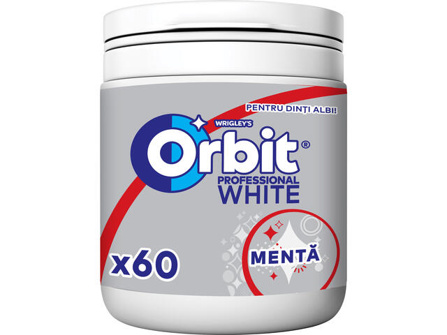 Guma de mestecat 60 buc Orbit Professional White Spearmint, 84g