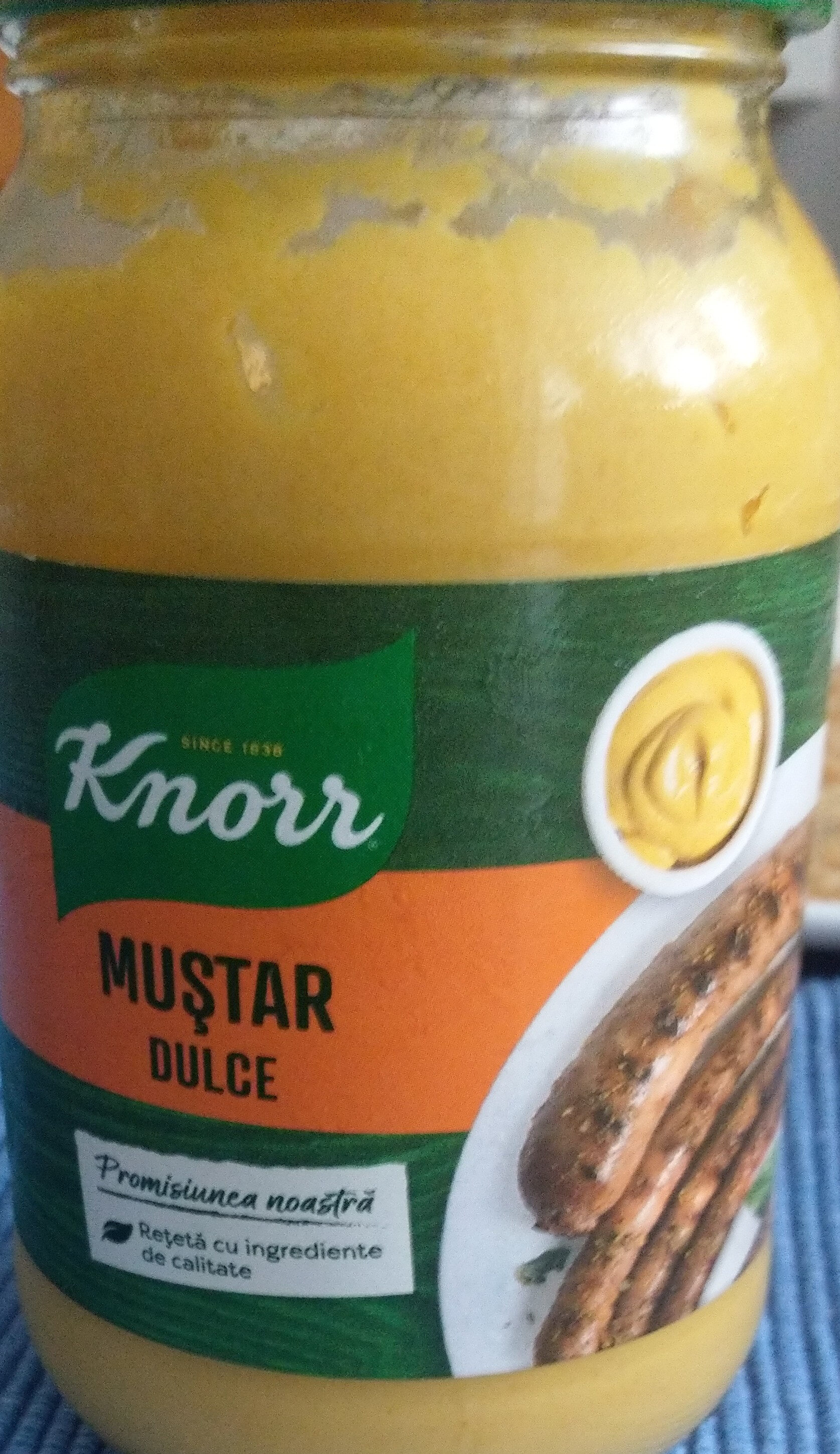 Mustar dulce Knorr, 270g