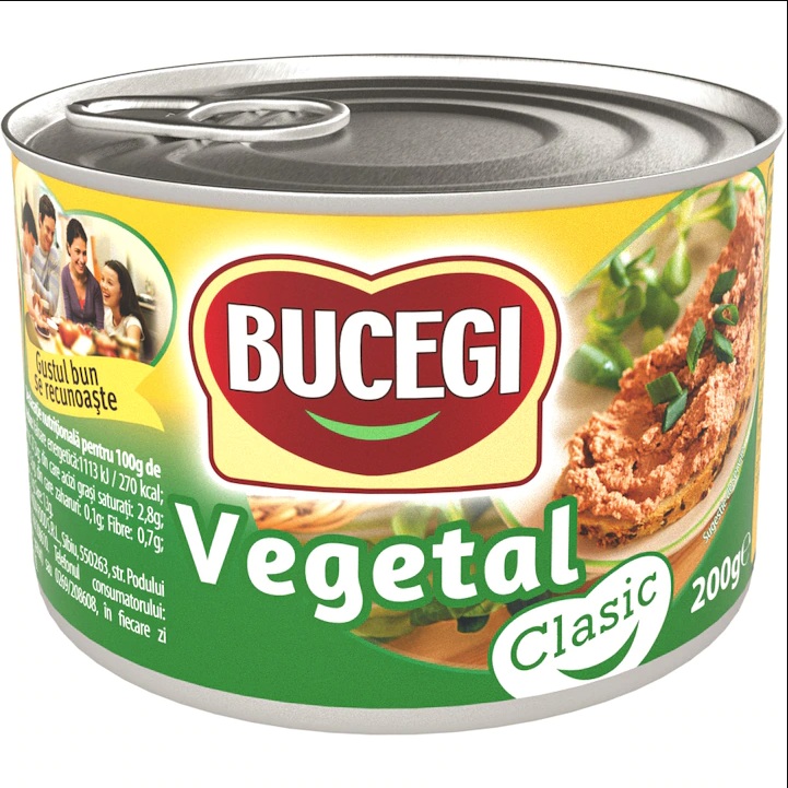 Pate vegetal Bucegi, 200g