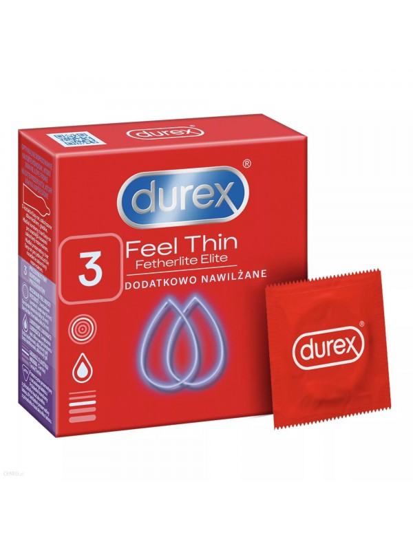 Prezervative Durex Feel Thin, 3 bucati