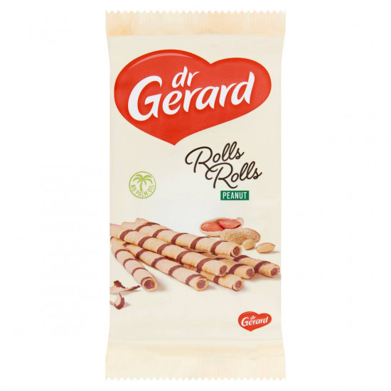 Dr Gerard wafer rolls peanut cream, 144 G