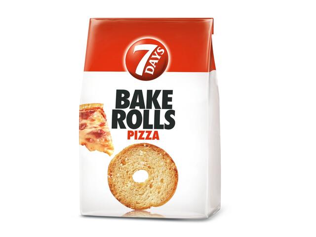 Rondele de paine cu pizza Bake Rolls, 80g