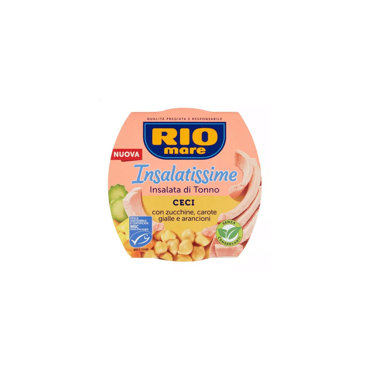 Salata Rio Mare Cu Naut, Dovlecel Si Morcov, 160g