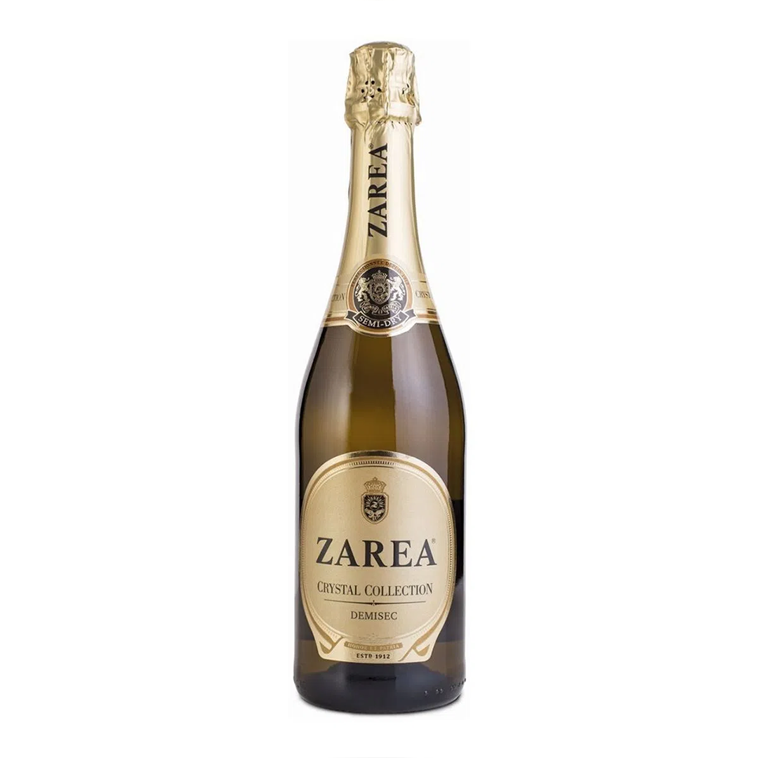 Vin Spumant Zarea Crystal Collection, Alb Dulce, 0.75l